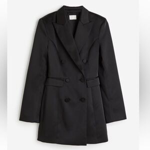 H&M Satin Blazer Mini Dress